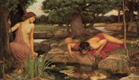 Echo and Narcissus, painting by Waterhouse